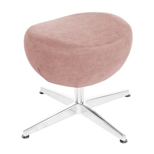 Svetloružová otočná stolička/podnožka My Pop Design Vostell