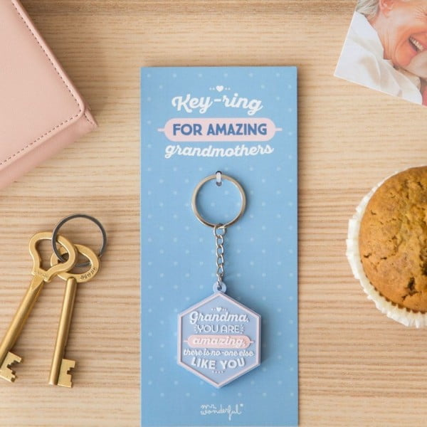 Prívesok na kľúče Mr. Wonderful Grandma-image-1