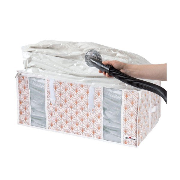 Ružový vakuový úložný box na oblečenie Compactor Signature Blush 3D Vacuum Bag, 210 l-image-1