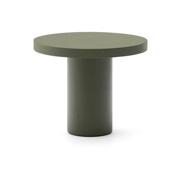 Betónový okrúhly záhradný jedálenský stôl ø 90 cm Aiguablava – Kave Home
