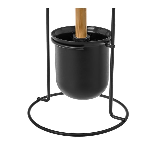 Čierna kovová WC kefa Simply – Casa Selección-image-2