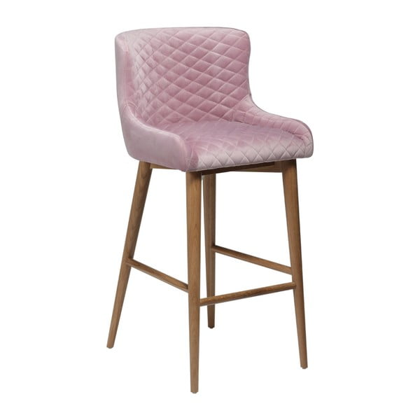 Púdrovoružová barová stolička DAN-FORM Denmark Vetro