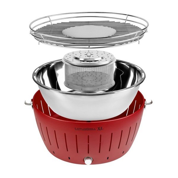 Červený nedymiaci gril LotusGrill XL-image-3