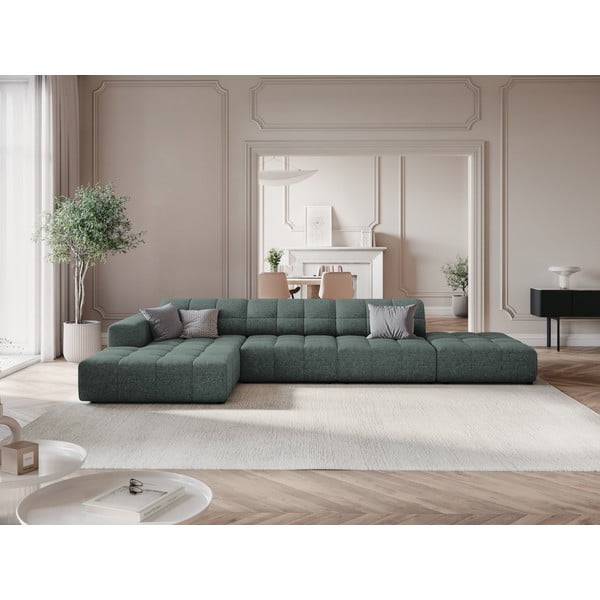 Tyrkysová rohová pohovka (ľavý roh) Chicago – Cosmopolitan Design-image-1