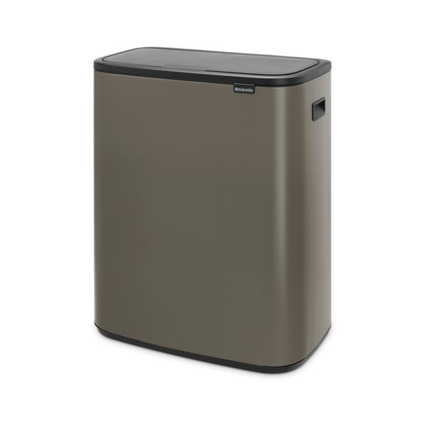 Sivý dotykový oceľový odpadkový kôš 60 l Bo Touch Bin – Brabantia-image-4