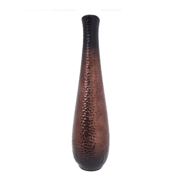 Hnedá keramická váza s metalickými odleskami InArt, výška 50 cm