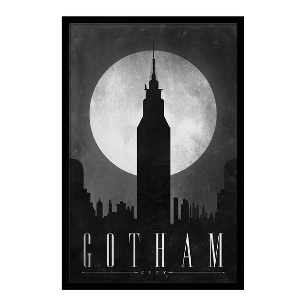 Plagát Dark Gotham, 35x30 cm