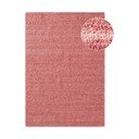 Tmavoružový ručne tkaný koberec z materiálu buklé 160x230 cm Notting Hill Portobello – Ted Baker