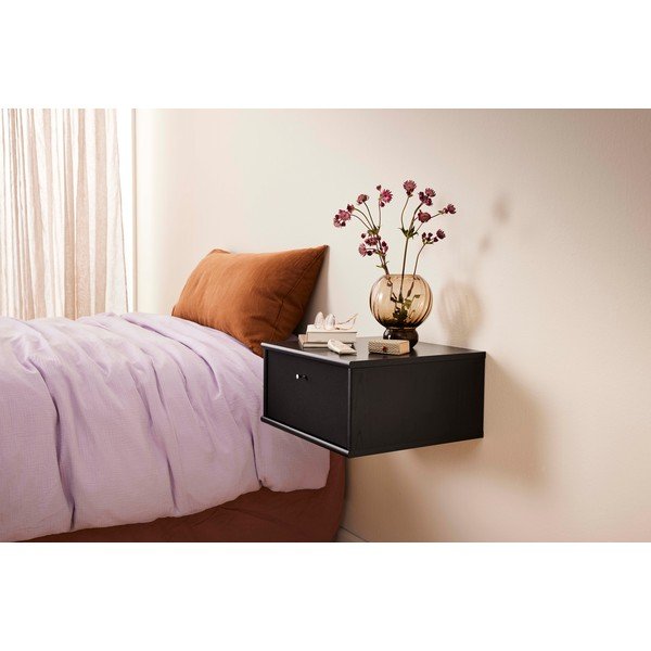 Čierny nočný stolík závesný Mistral - Hammel Furniture-image-1