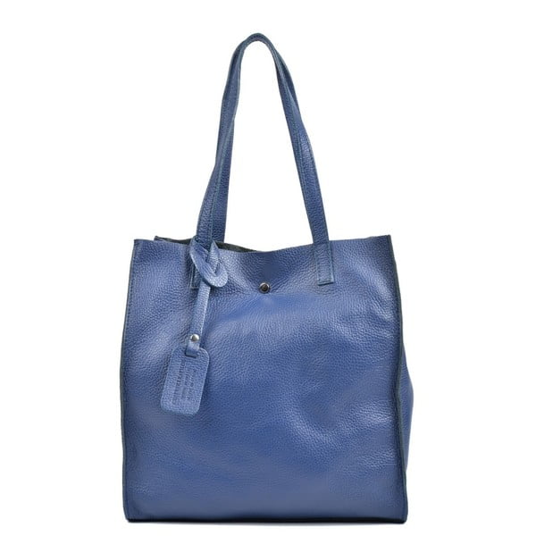 Modrá kožená kabelka Isabella Rhea Leslie
