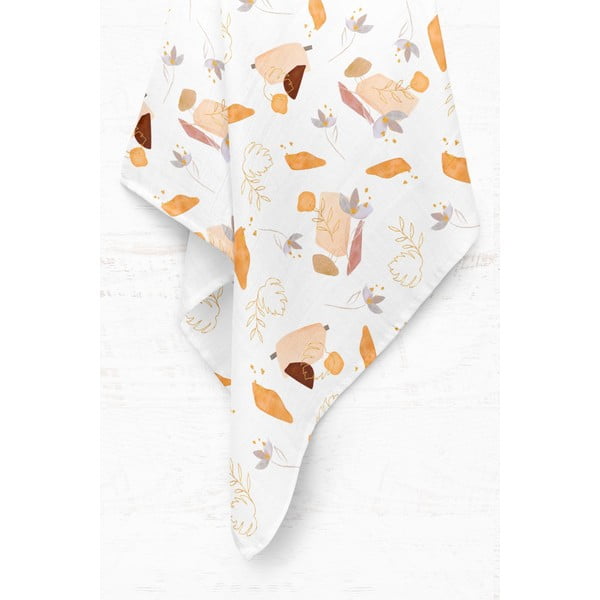 Biela mušelínová detská deka 75x100 cm Boho – Mijolnir-image-2