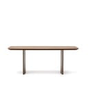 Hnedý jedálenský stôl v dekore orecha 100x200 cm Litto – Kave Home