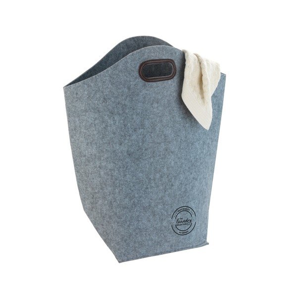 Sivý kôš na prádlo Wenko Felt, 42 l
