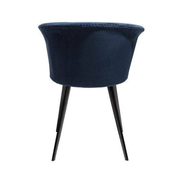 Tmavomodré kreslo DAN–FORM Denmark Merge Velvet-image-4