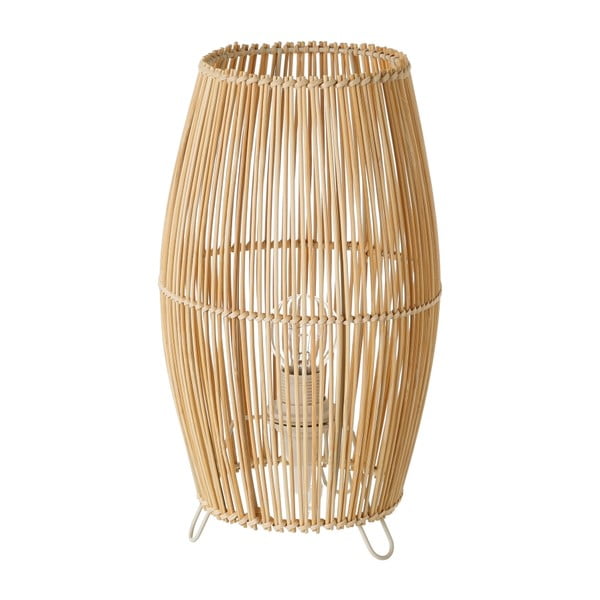 Bambusová stolová lampa v prírodnej farbe s bambusovým tienidlom (výška 29 cm) Natural Way – Casa Selección