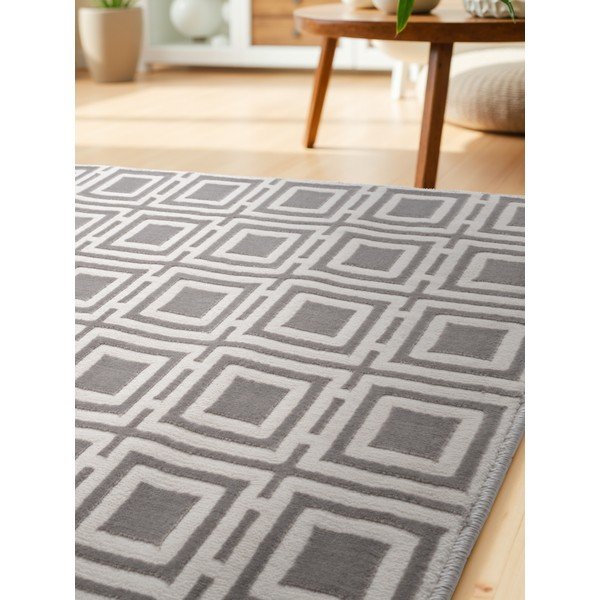 Sivo-krémový behúň 80x240 cm Perles Howlite – Elle Decoration-image-3