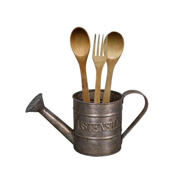 Set zinkovej kanvice a kuchynského náčinia Antic Line, ø 10 cm