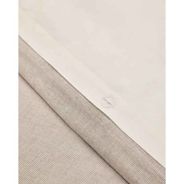 Béžové predĺžené obliečky na jednolôžko z bavlneného perkálu 150x220 cm Sotela – Kave Home-image-1