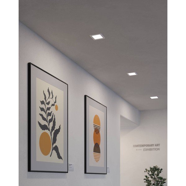 Biele LED podhľadové stropné svietidlo 12x12 cm FUEVA 5 – EGLO-image-1