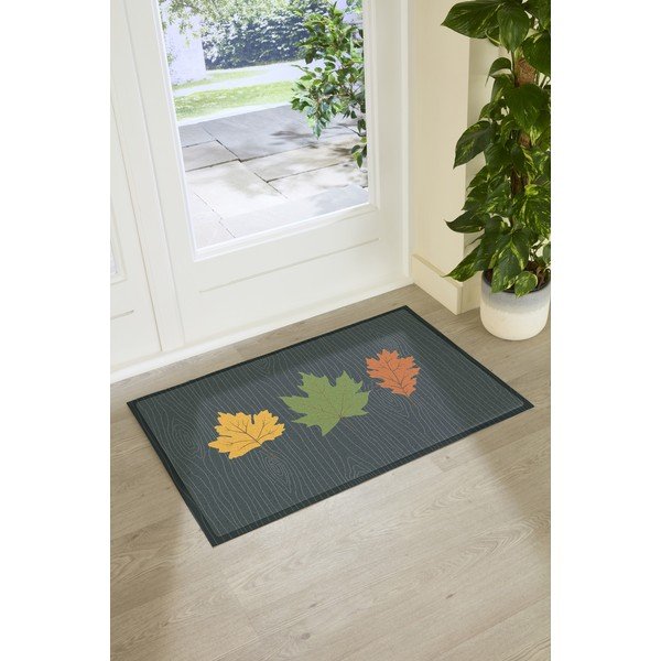 Rohožka 40x70 cm Autumn Leaves on Green – Artsy Doormats-image-2