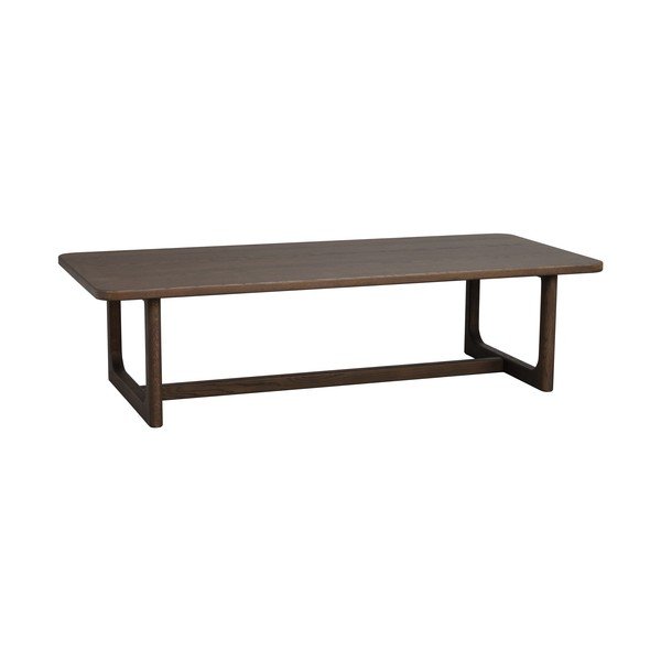 Konferenčný stolík s doskou v dubovom dekore v tmavo prírodnej farbe 70x160 cm Driscoll – Rowico