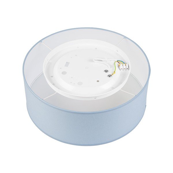 Modré stropné svietidlo s textilným tienidlom ø 35 cm Vivian – LAMKUR-image-2
