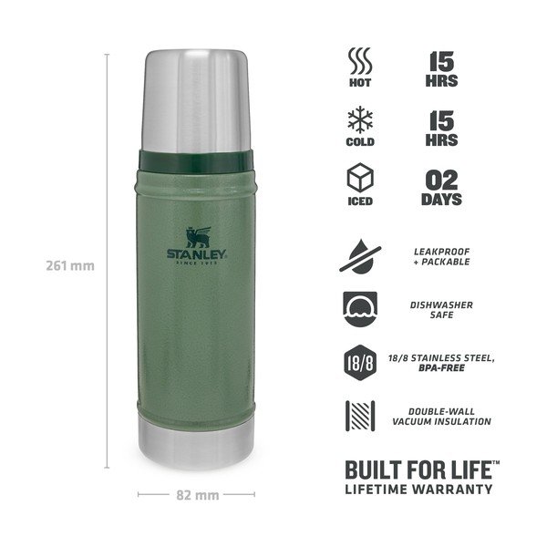 Zelená termoska s hrnčekom 470 ml – Stanley-image-4