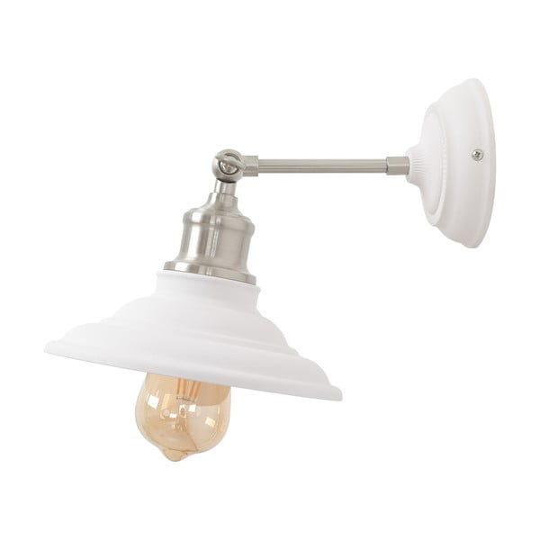 Biele nástenné svietidlo ø 21 cm Loret – GTV