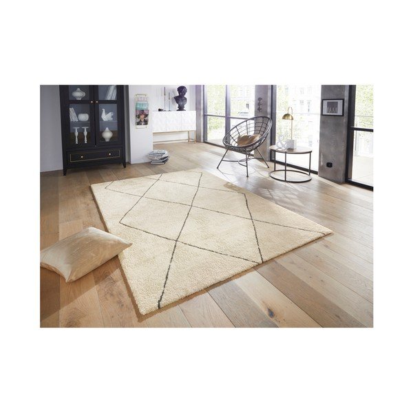 Krémovobiely koberec Elle Decoration Glow Massy, 80 x 150 cm-image-2