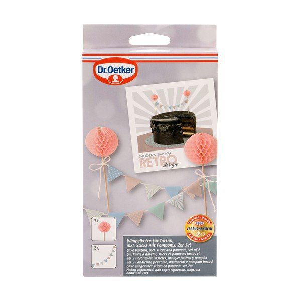 Súprava 2 dekorácií na tortu Dr. Oetker Celebrate-image-2