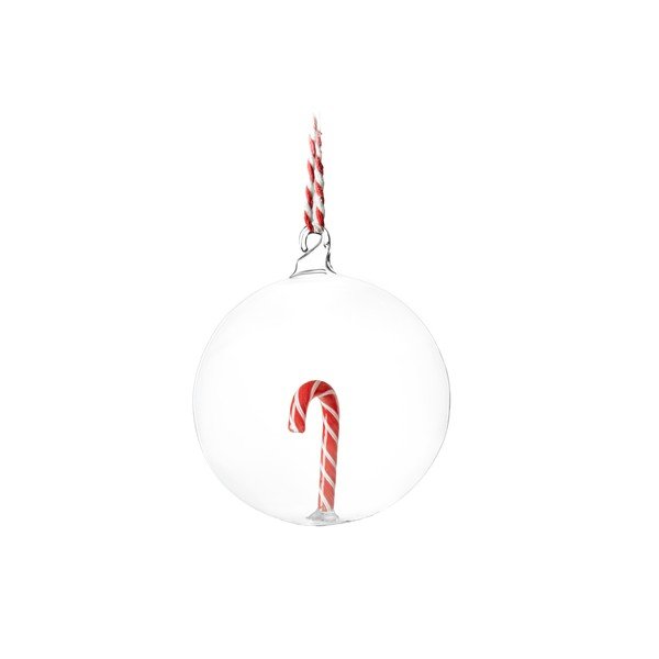 Sklenená vianočná ozdoba 8 cm Candy Cane – Sass & Belle