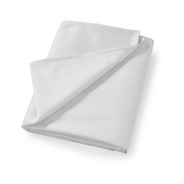 Svetlosivá plachta z bavlneného saténu 230x260 cm Cotton Sateen – Bianca