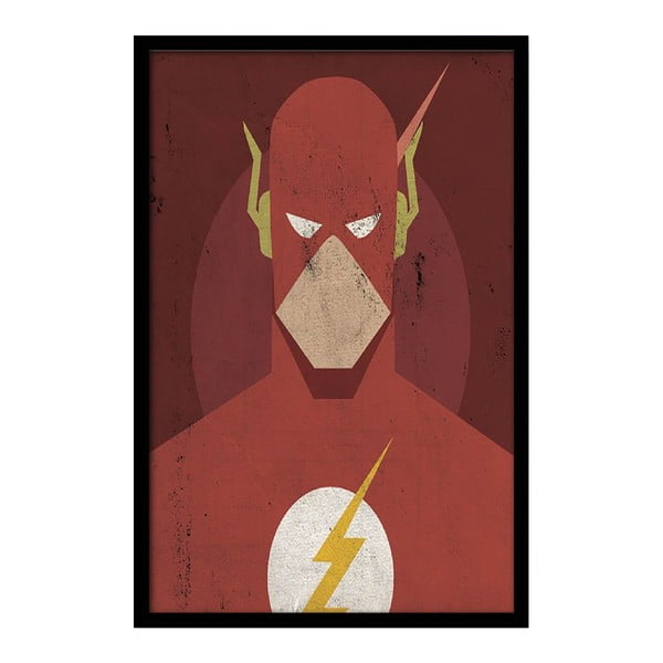Plagát Red Flash, 35x30 cm