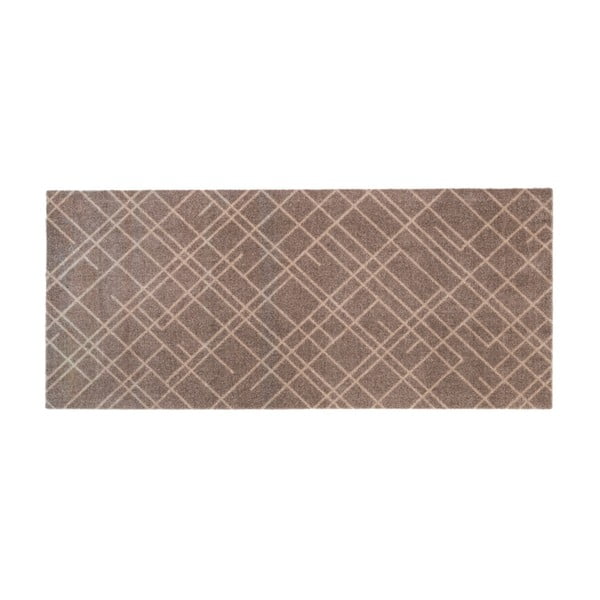 Hnedo-béžová rohožka Tica copenhagen Lines, 67 × 150 cm
