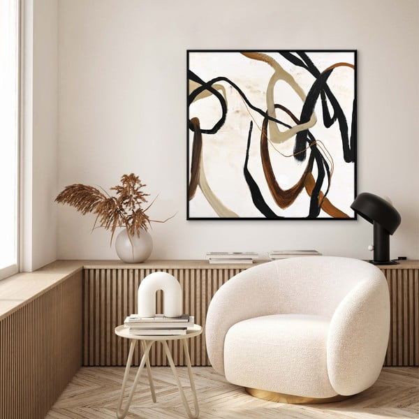 Ručne maľovaný obraz 100x100 cm Once Again – Malerifabrikken-image-1