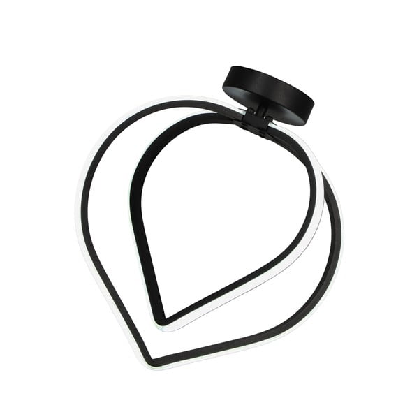 Čierne kovové LED stropné svietidlo Pars – Squid Lighting-image-3