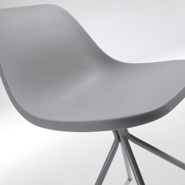 Sivá jedálenská stolička Kave Home Mint-image-1