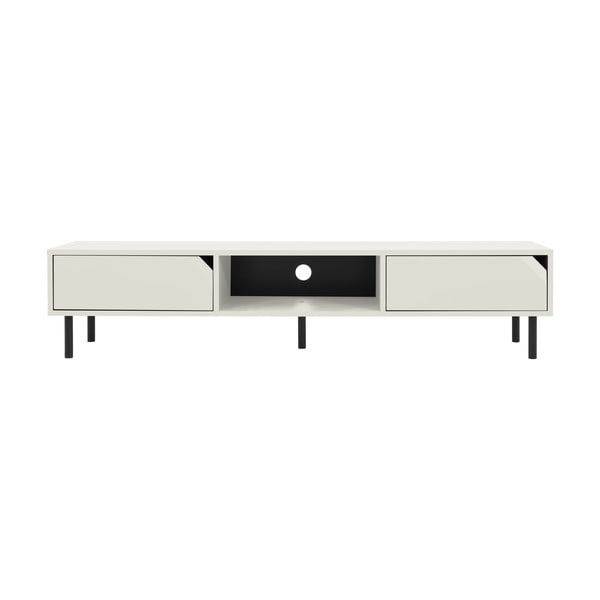 Biely TV stolík 177x39 cm Corner - Tenzo