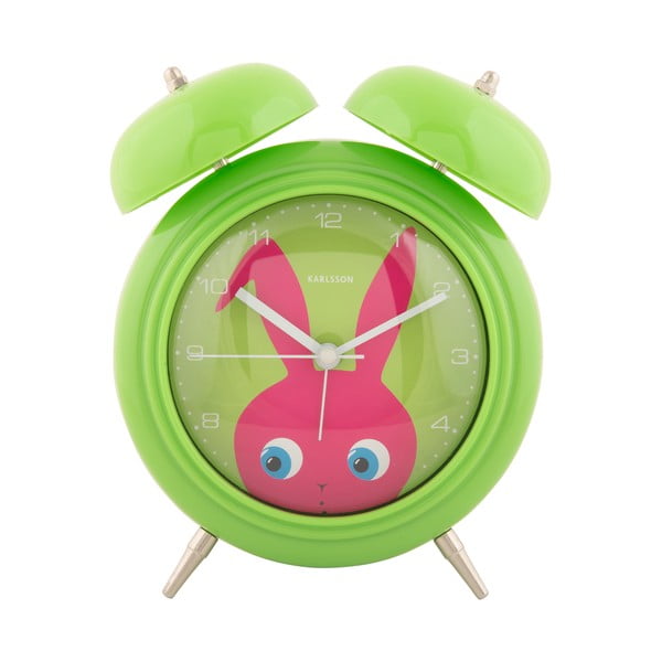 Detský budík ø 15 cm Peekaboo Bunny – Karlsson