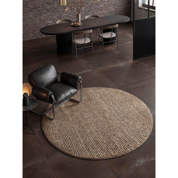 Okrúhly koberec v prírodnej farbe ø 160 cm Wilma – Villeroy&Boch-image-1