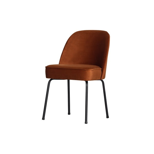 Zamatové jedálenské stoličky v súprave 2 ks v tehlovej farbe Vogue – WOOOD-image-3