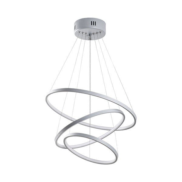 Sivé LED závesné svietidlo ø 50 cm Simit – Opviq lights