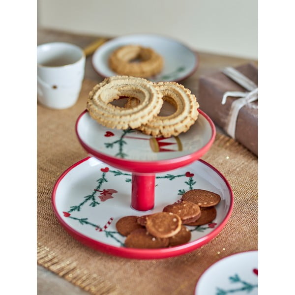 Etažér s vianočným motívom z kameniny Yule – Bloomingville-image-1