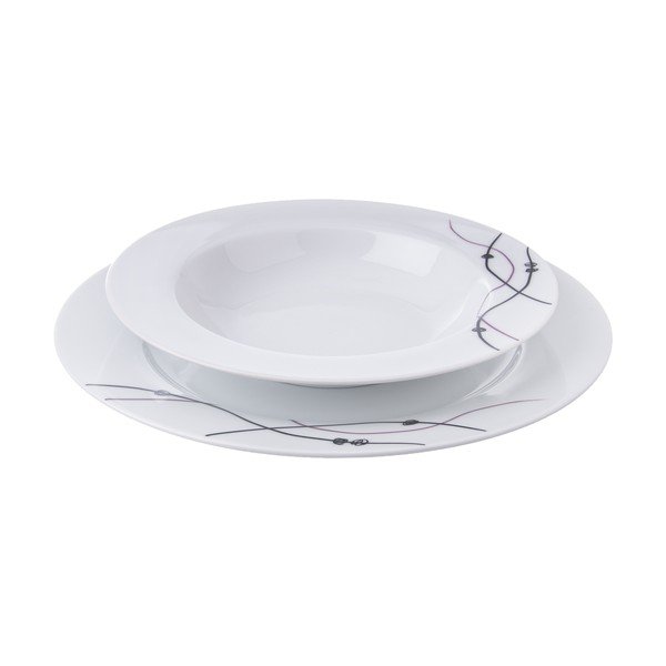 18-dielna súprava porcelánového riadu Orion Waves