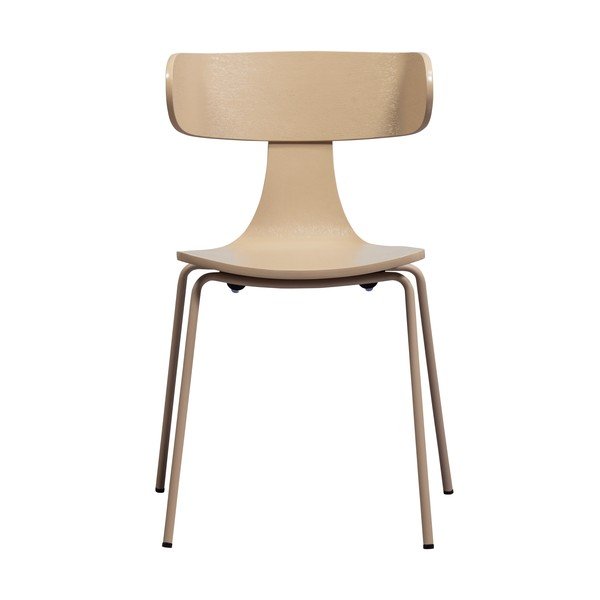 Stohovateľná jedálenská stolička v dekore jaseňa v prírodnej farbe Form – WOOOD-image-2