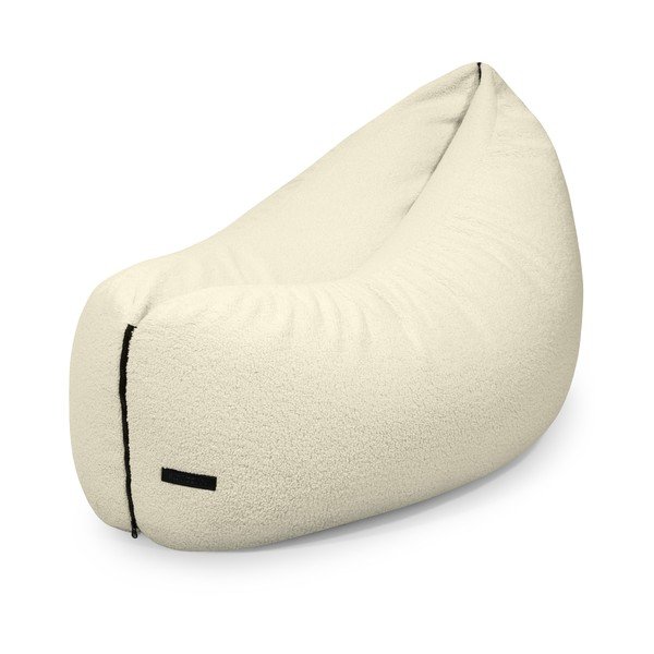 Krémový detský sedací vak z textílie buklé Clip Clap 115 – SLOWDOWN