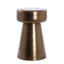 Kovový okrúhly odkladací stolík ø 29 cm Dakwa – Light & Living