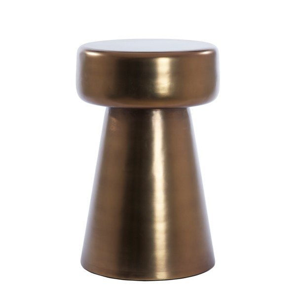 Kovový okrúhly odkladací stolík ø 29 cm Dakwa – Light & Living