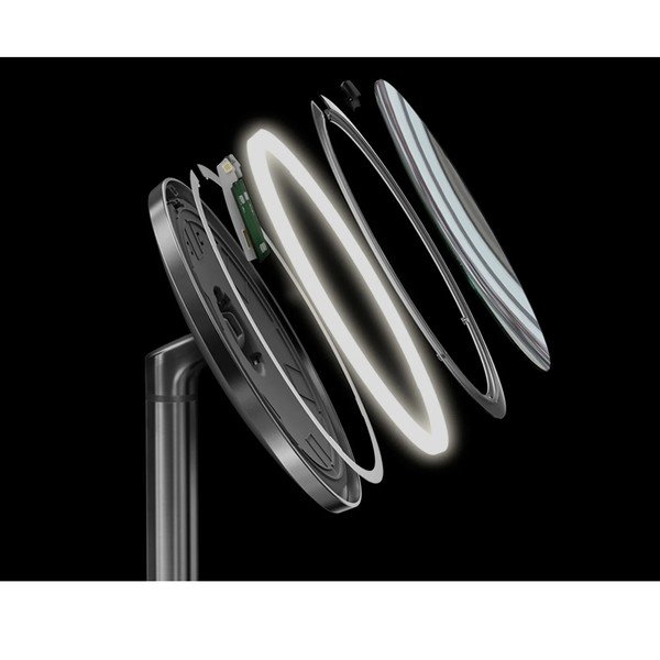 Nástenné/kozmetické zrkadlo s osvetlením/zväčšovacie (5x) ø 20 cm Sensor – simplehuman-image-4