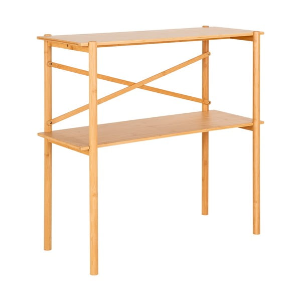 Bambusový konzolový stolík v prírodnej farbe 32x83 cm Manaus – House Nordic-image-3